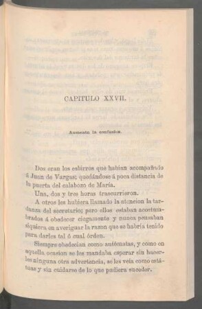Capítulo XXVII. - Aumenta la confusión.