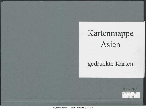 Armenien, Kurdistan, Mesopotamien, Irak-Arabien : 1840-1863 : Kartensammlung
