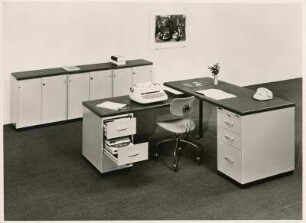Pohlschröder Kombinierter Schreibtisch "L-Form 3863-92-336" von Georg Leowald