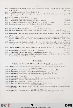 II. Gefässe (Nr. 1462-1868)