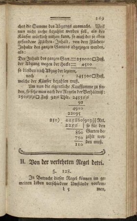 II. Von der verkehrten Regel detri.