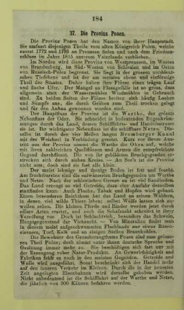 37. Die Provinz Posen