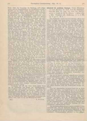 316-317 [Rezension] Bassermann, Heinrich, Zeitschrift für praktische Theologie. 1. Jahrg. 1879. 4 Hefte