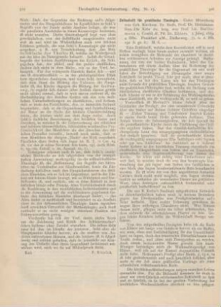 316-317 [Rezension] Bassermann, Heinrich, Zeitschrift für praktische Theologie. 1. Jahrg. 1879. 4 Hefte
