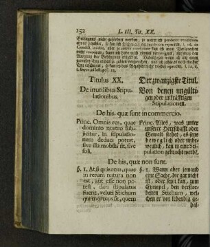 Titulus XX. De inutilibus stipulationibus.