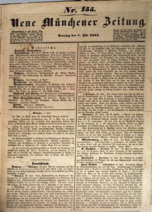 Neue Münchener Zeitung. 1855, 7 - 12