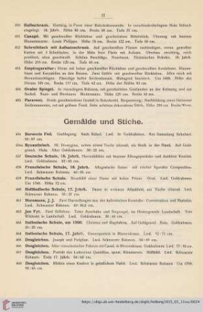 Gemälde und Stiche (Nr. 456-507)