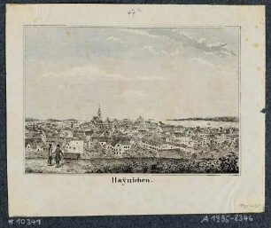 Stadtansicht von Hainichen in Sachsen