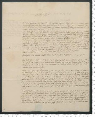 Brief von Amalie Schoppe an Adelbert von Chamisso
