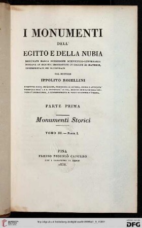 Band 1,3,1: I monumenti dell'Egitto e della Nubia: Monumenti del culto