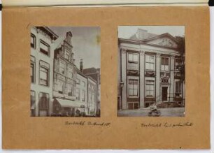 Weststraat, Dordrecht. Haus bei der Grote Kerk, Dordrecht: Ansichten (aus: Skizzen- und Fotoalbum 27)