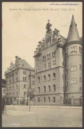 Ansichtskarte Kaserne Friesenstraße, Toreinfahrt [2/2]