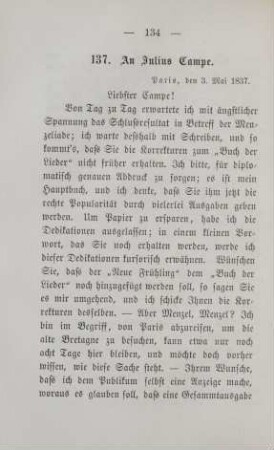 137. An Julius Campe