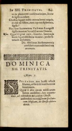 Dominica XII. Trinitatis.