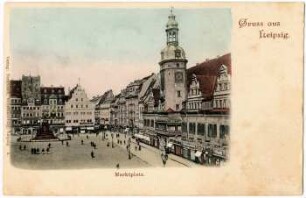 Gruss aus Leipzig : Marktplatz