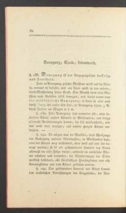 Bewegung, Spiele, Lebensweise.