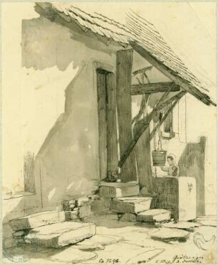Grötzingen Überdachter Räderbrunnen
