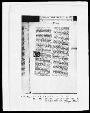 Biblia sacra mit einem altlateinischen Judith-Text — Initiale O(mnis sapientia), Folio 192recto