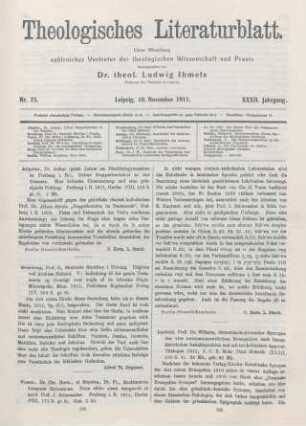 530-532 [Rezension] Griechisch-deutsche Synopse der vier neutestamentlichen Evangelien