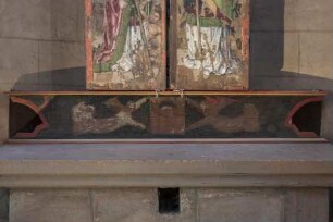Magdalenenaltar (Nikolausaltar) — Zwei Engel mit dem Schweißtuch der Veronika