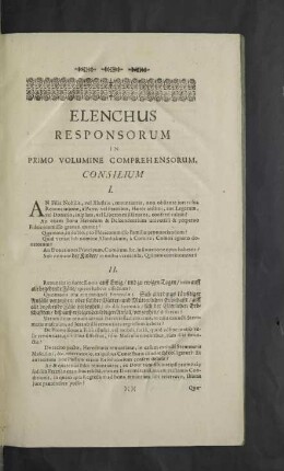 Elenchus Responsorum