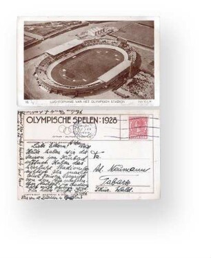 Postkarte | Spiele der IX. Olympiade - 1928, Amsterdam