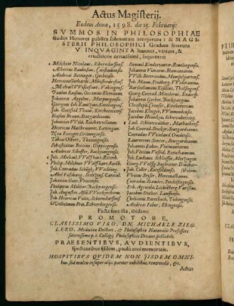 Actus Magisterii