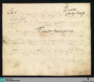 7 Instrumental pieces - Mus. Hs. 398-403