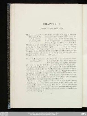 Chapter II October 1881 to April 1882