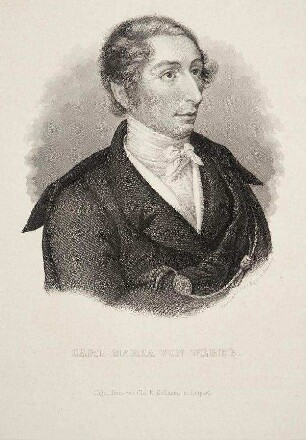 Bildnis von Carl Maria von Weber (1786-1826)