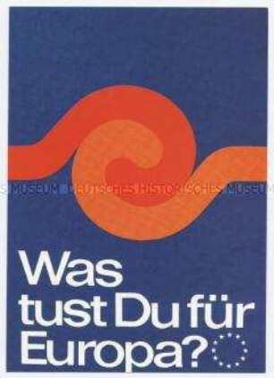 Werbepostkarte zur Wahl zum Europaparlament am 10. Juni 1979