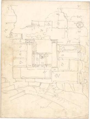 Thiersch, August ; Priene (Türkei); Ausgrabungen - Studie