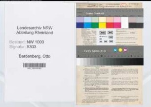 Entnazifizierung Otto Bardenberg, geb. 28.02.1880 (Steuergehilfe)