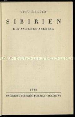 Reisebericht über Sibirien