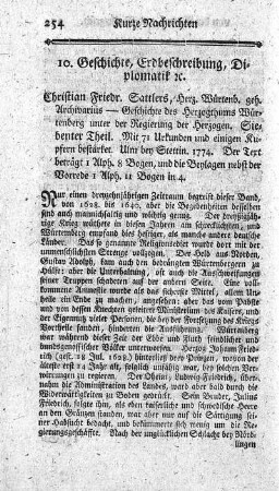 Geschichte des Herzogthums Würtenberg unter der Regierung der Herzogen. T.7.