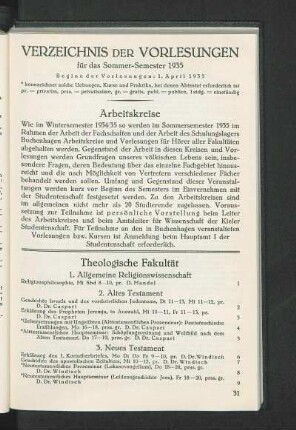 Arbeitskreise