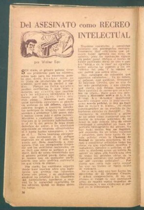 Del asesinato como recreo intelectual