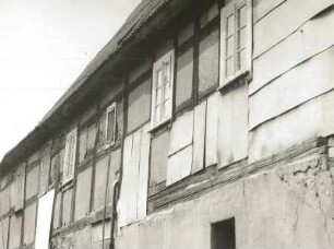 Cotta-Großcotta (Kreis Pirna) Nummer 6. Gehöft. Wohnstallhaus. Obergeschoß (Traufseite)