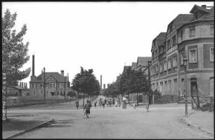 Neusörnewitz. Fabrikstraße und Gasanstalt