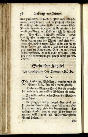 Siebendes Kapitel. Beschreibung der Bienen-Körbe.