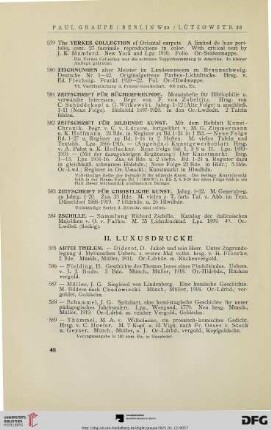 II: Luxusdrucke (Nr. 585-917)