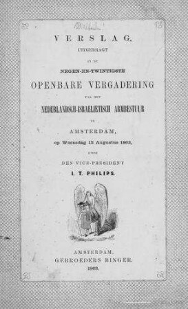 In: Verslag uitgebragt in de openbare vergadering van het Nederlandsch-Israelitisch armbestuur te Amsterdam ; Band 2