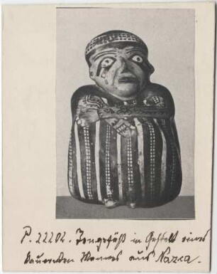 Anthropomorphes Tongefäß
