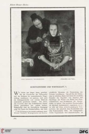 Kunstgewerbe und Wirtschaft