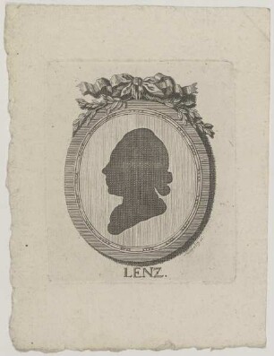 Bildnis des Jakob Michael Reinhold Lenz
