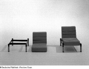 Konstruktionsteile für eine variable Sitzgruppe (1979)