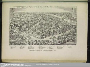 Abbildung Leipzigs aus dem Theatrum Europaeum. 1637