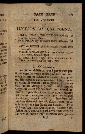 265-275, Caput XVIII. - Caput XIX.