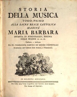 Storia della Musica. 1