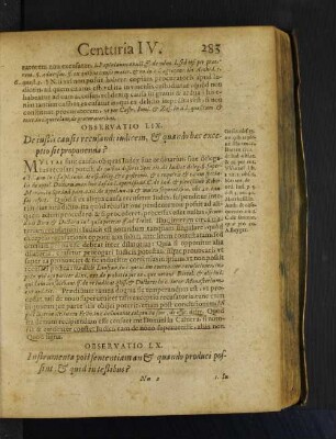 Observatio LIX. De iustis causis recusandi iudicem, et quando hoec exceptio sit proponenda?